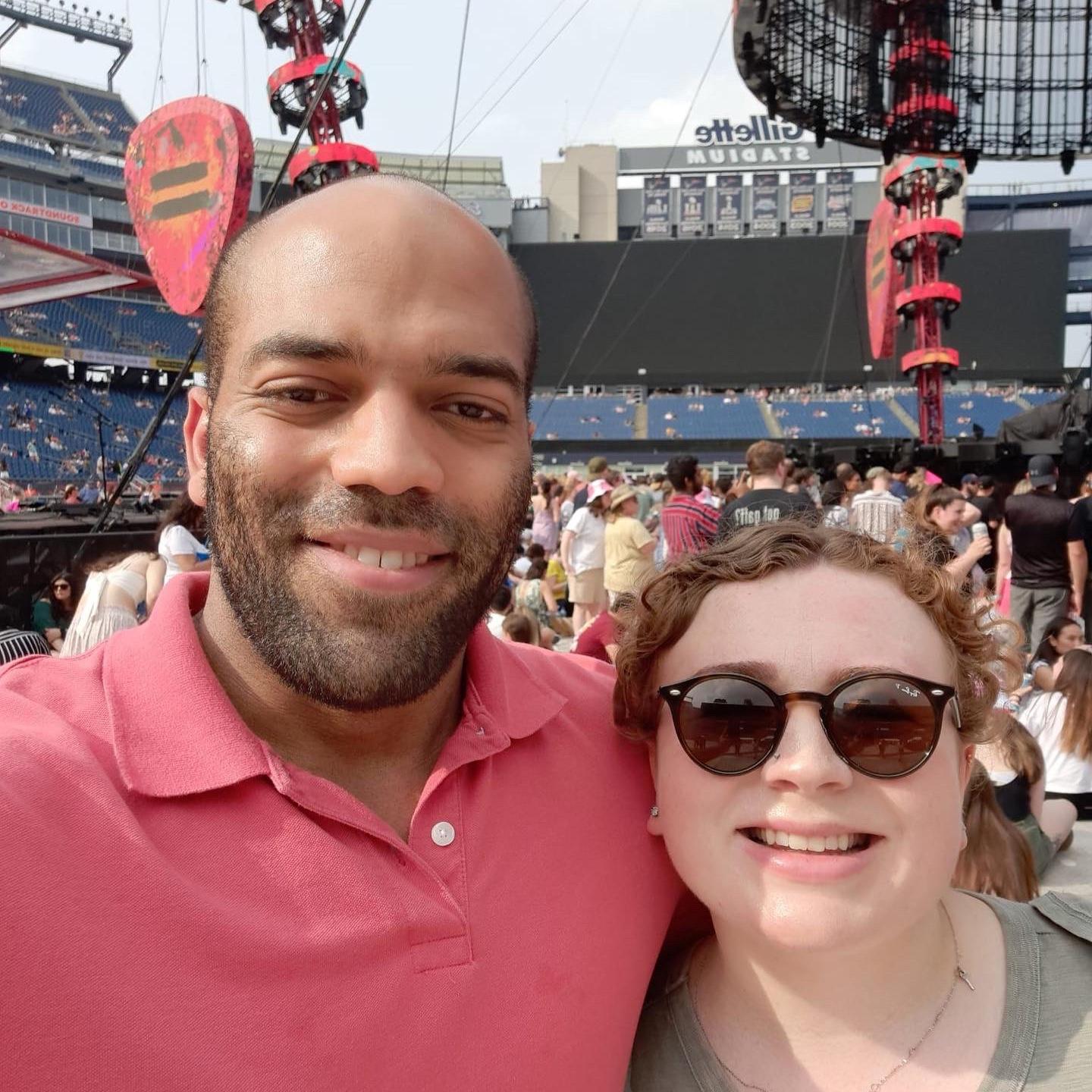At an Ed Sheeran concert, Celso’s first ever concert in 2023