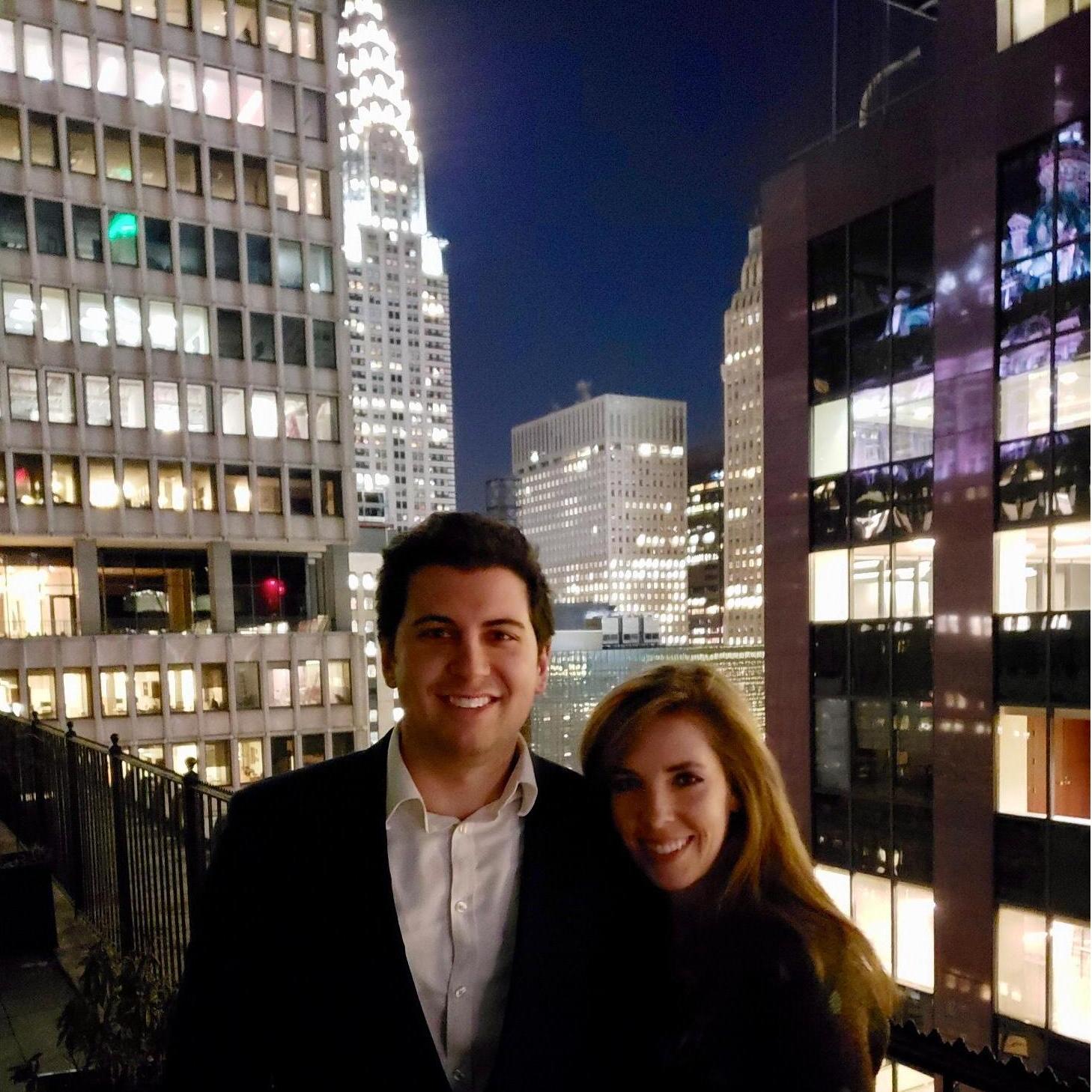 On the rooftop of the Yale Club for the annual alumni event kickoff! (February 1, 2019)