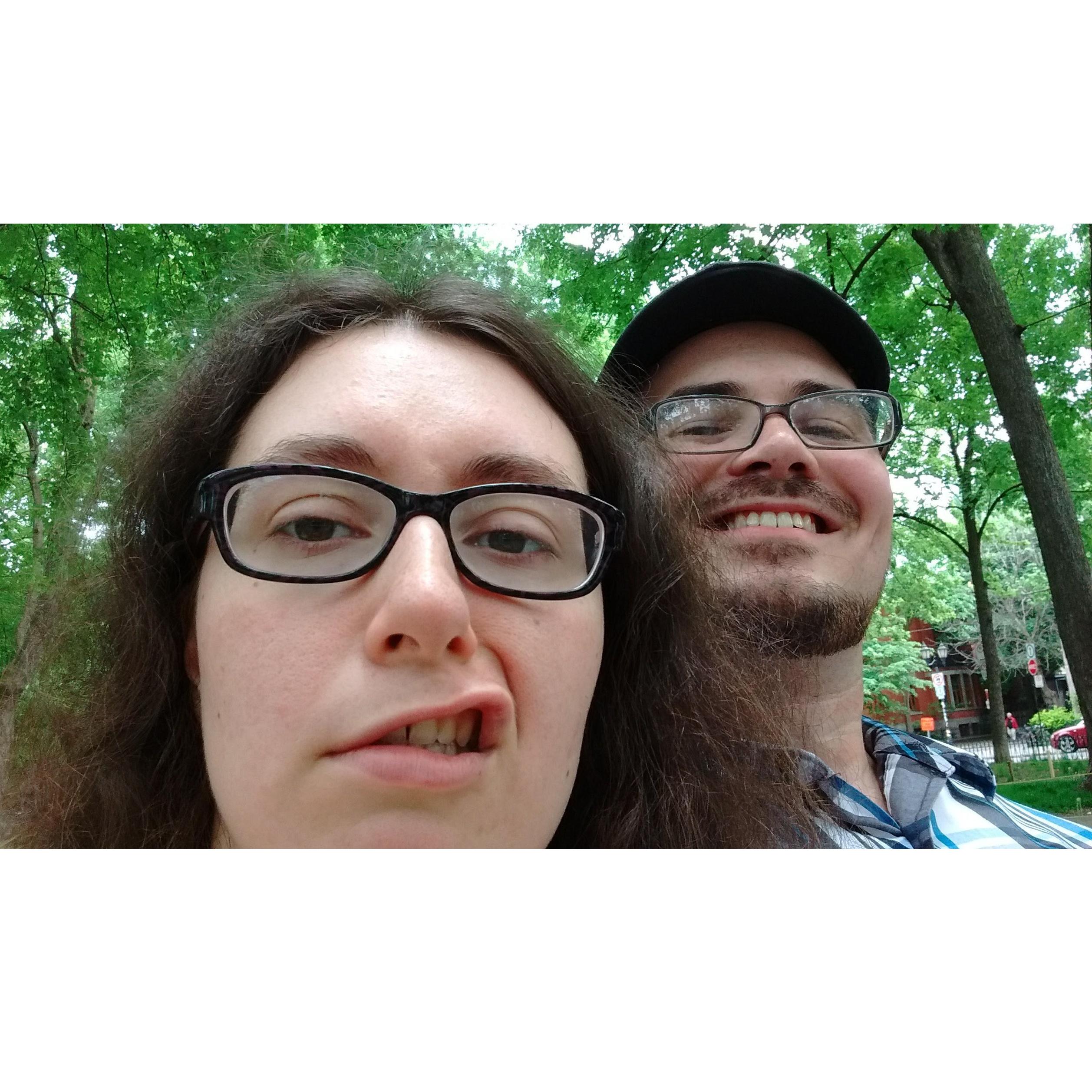 A hot humid day in Montreal. 2016