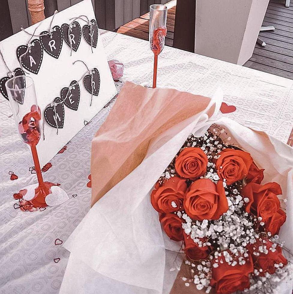 David proposal set up in San Antonio🤍