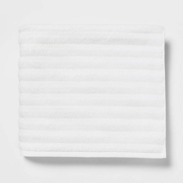 Performance Plus Bath Towel White Striped - Threshold™