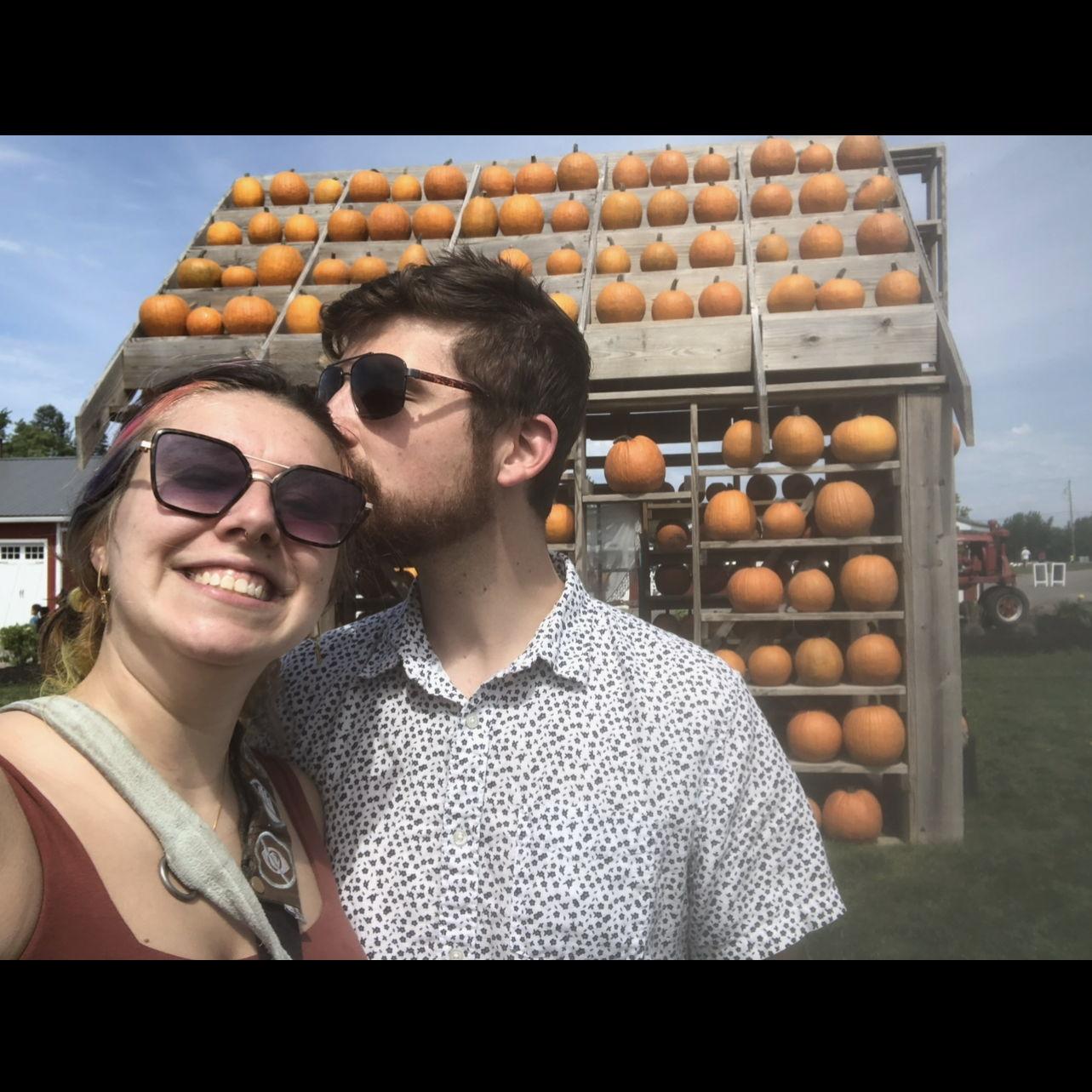 Fun Fact: This photo was taken at a sunflower festival hours before Alden proposed