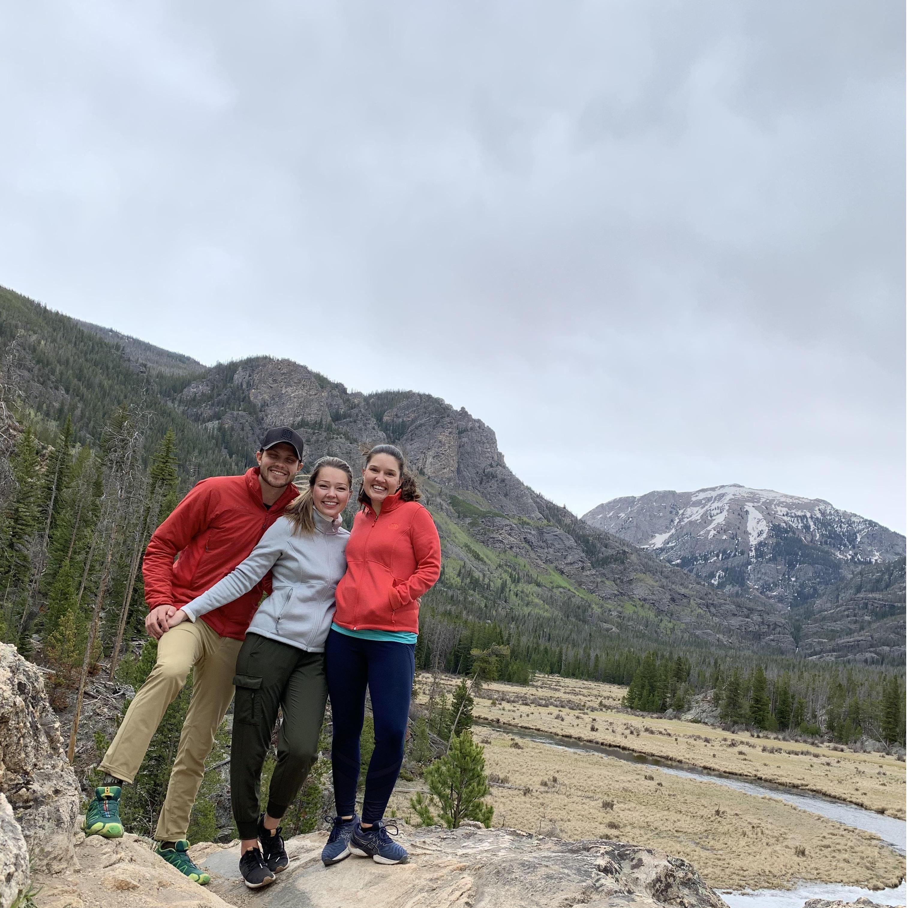 A hike in the mountains with Liz (Sadie's sister)