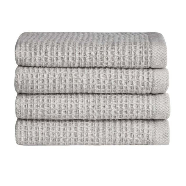 Cozy Earth Waffle Washcloths, Set of 4