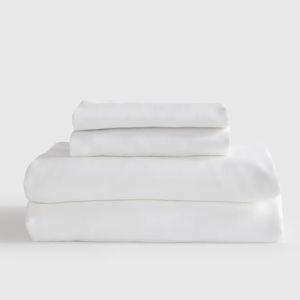 Quince King Bamboo Sheet Set in White