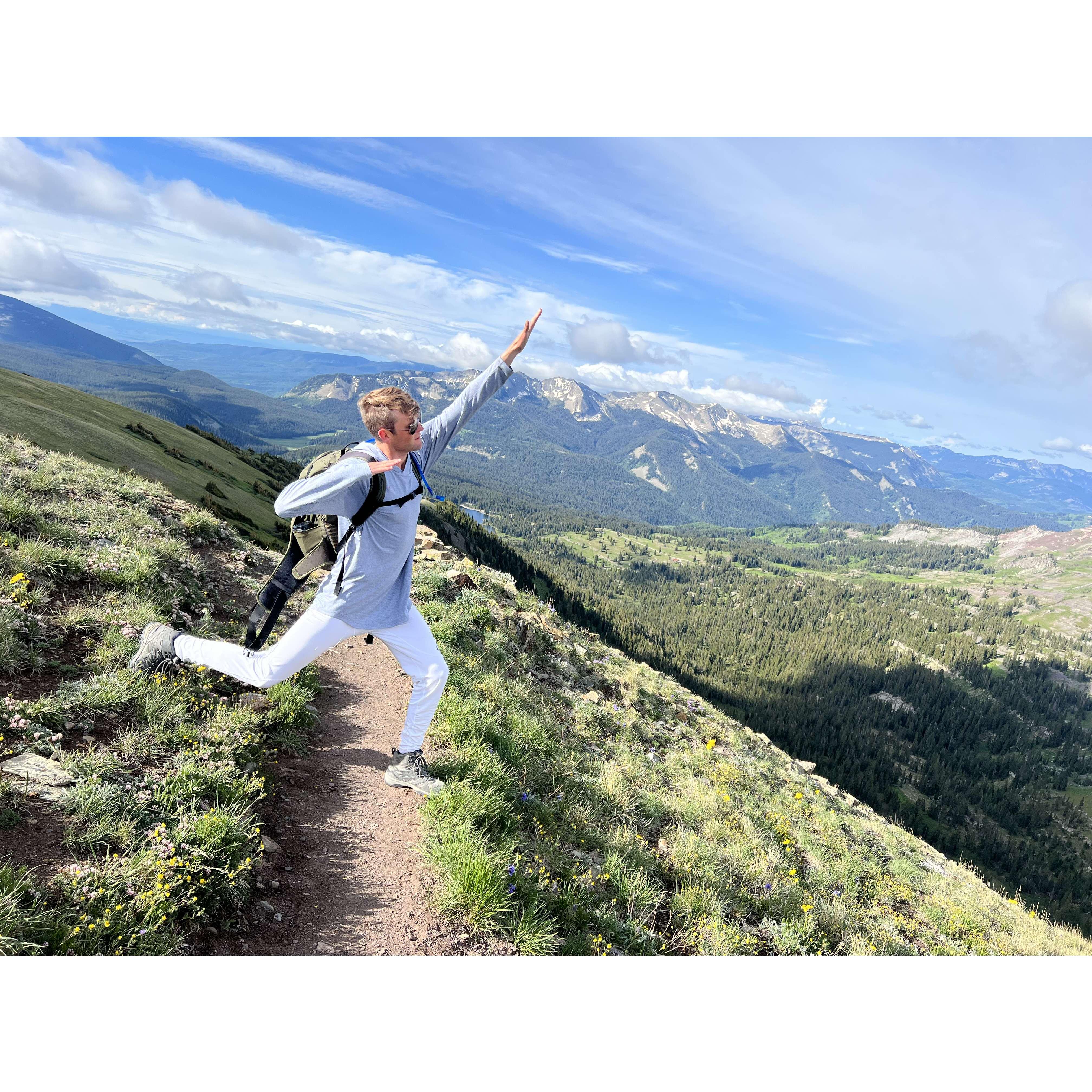 Scarp Ridge to Mount Emmons near Crested Butte, Colorado