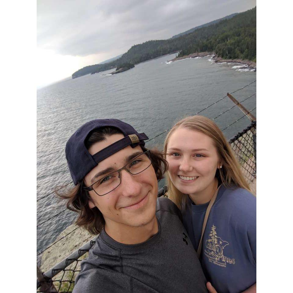 One of our first day trips up to Split Rock lighthouse. Jacob was always excited to show Ava the cool things around Duluth!