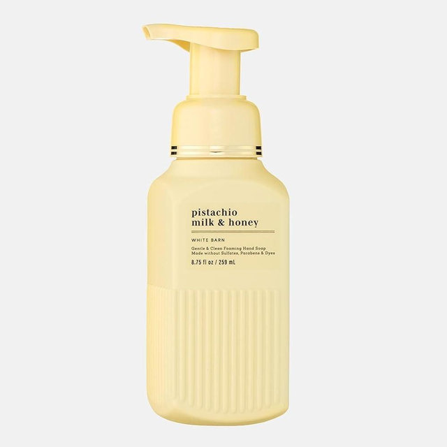 Bath & Body Works Gentle & Clean Foaming Hand Soap, Pistachio Milk & Honey Scent, Non-Drying, Made Without Sulfates & Parabens, Foaming Hand Wash for Kitchen & Bathroom, 8.75 fl oz - 2 Pack