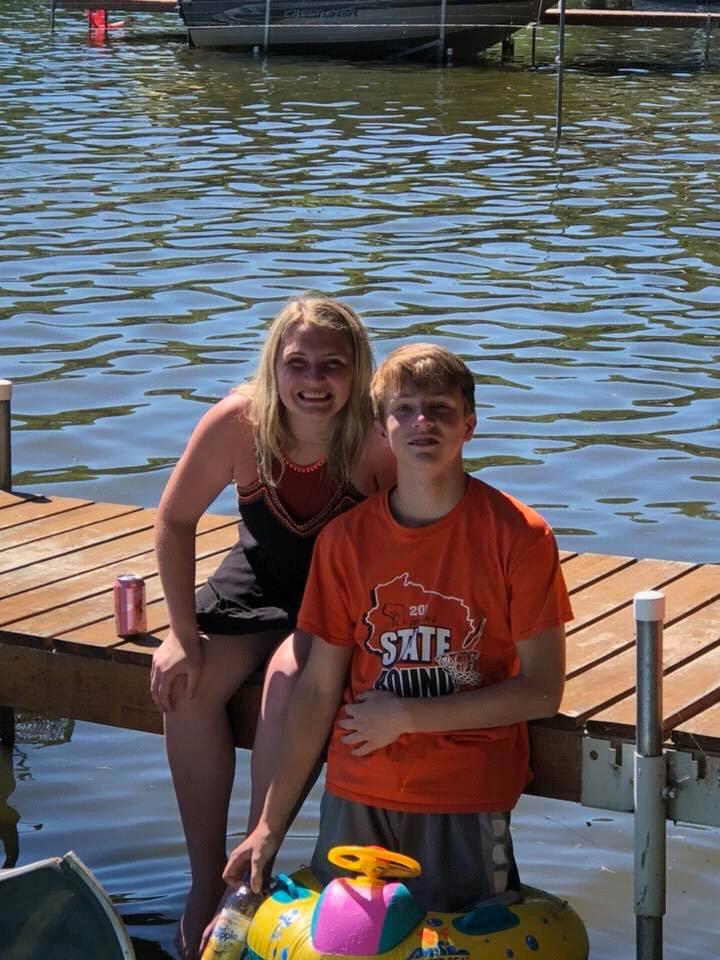 Scott’s oldest (Mari) and youngest (Max)  up north over the 4th of July 2018. We love it up north !