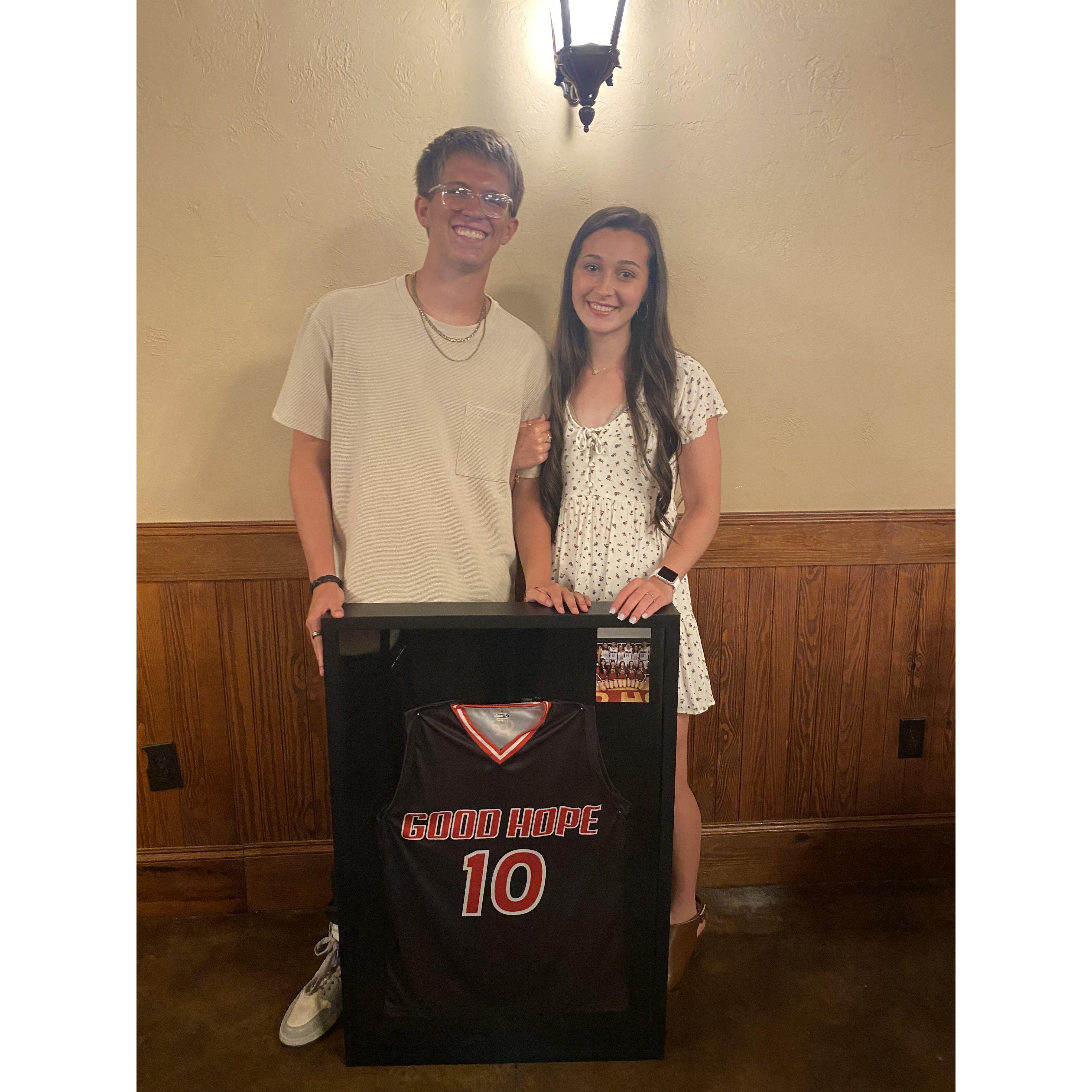 Noah's last basketball banquet! May 9, 2022