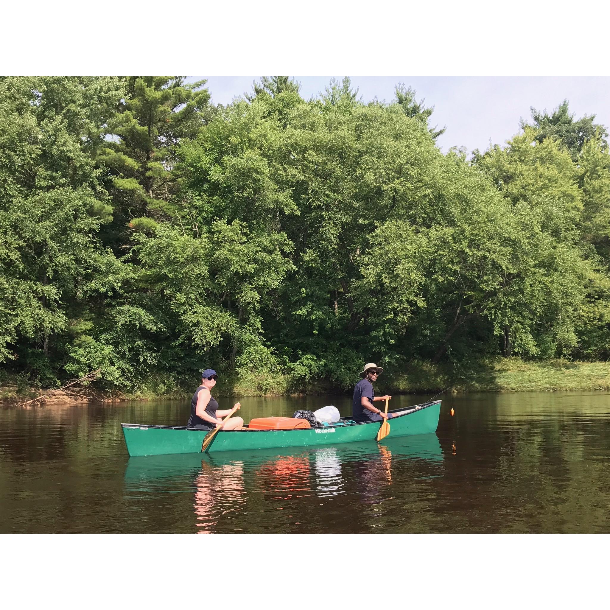 Canoe camping down the Eau Claire River with the 2019 River Rat Crew! We even survived Little Falls.