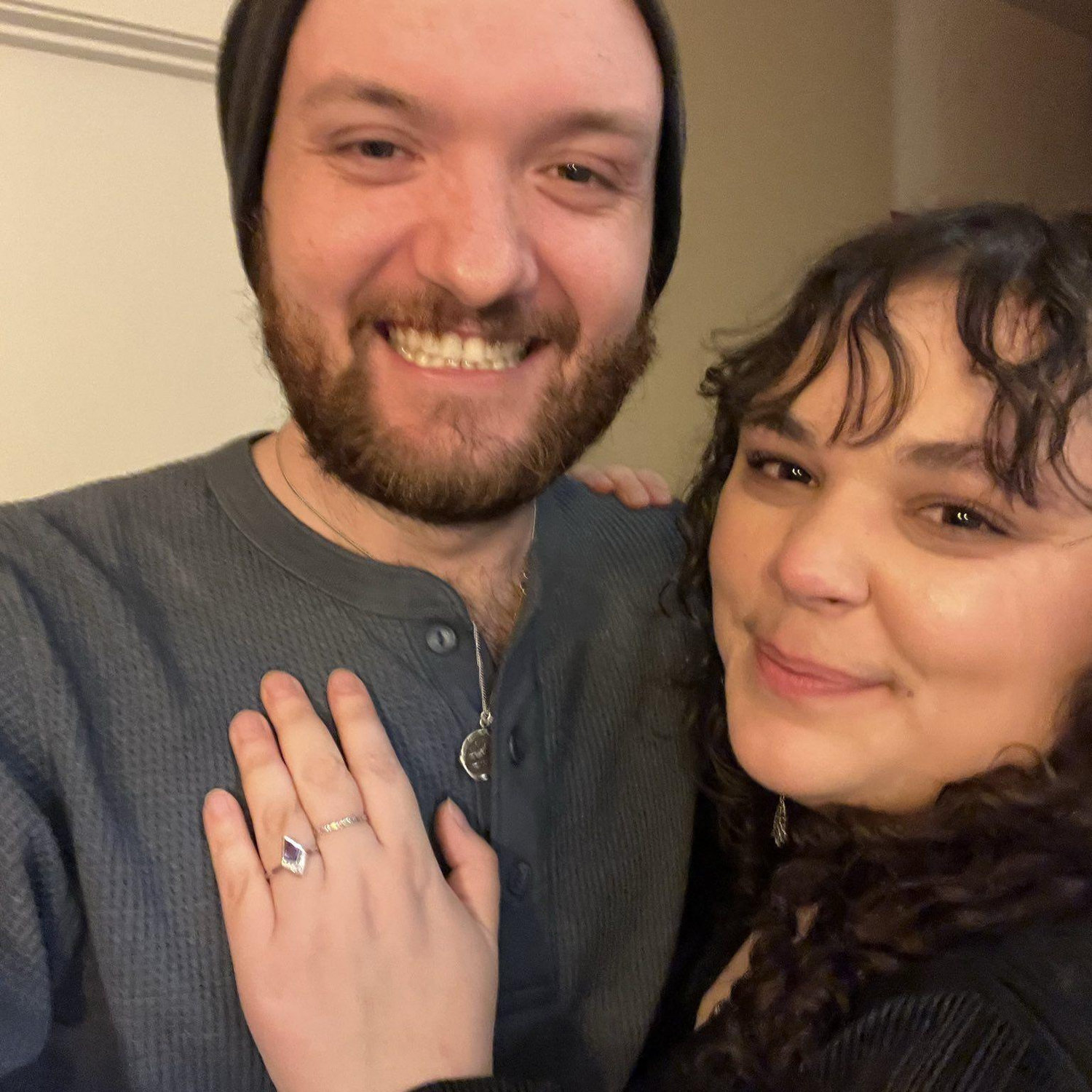 The night we got engaged!