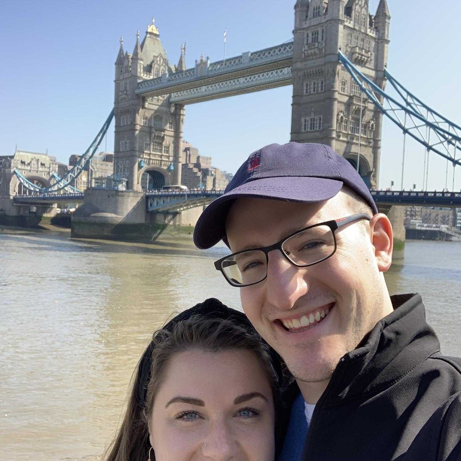 First trip to Europe together, April 2019. Quick layover in London, where Hannah dragged Daniel all around the city to her favorite spots from when she lived there while studying abroad