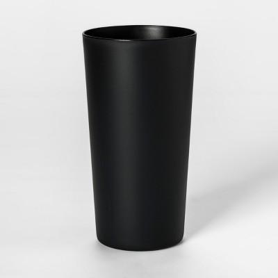 26oz Plastic Tall Tumbler Black - Room Essentials™