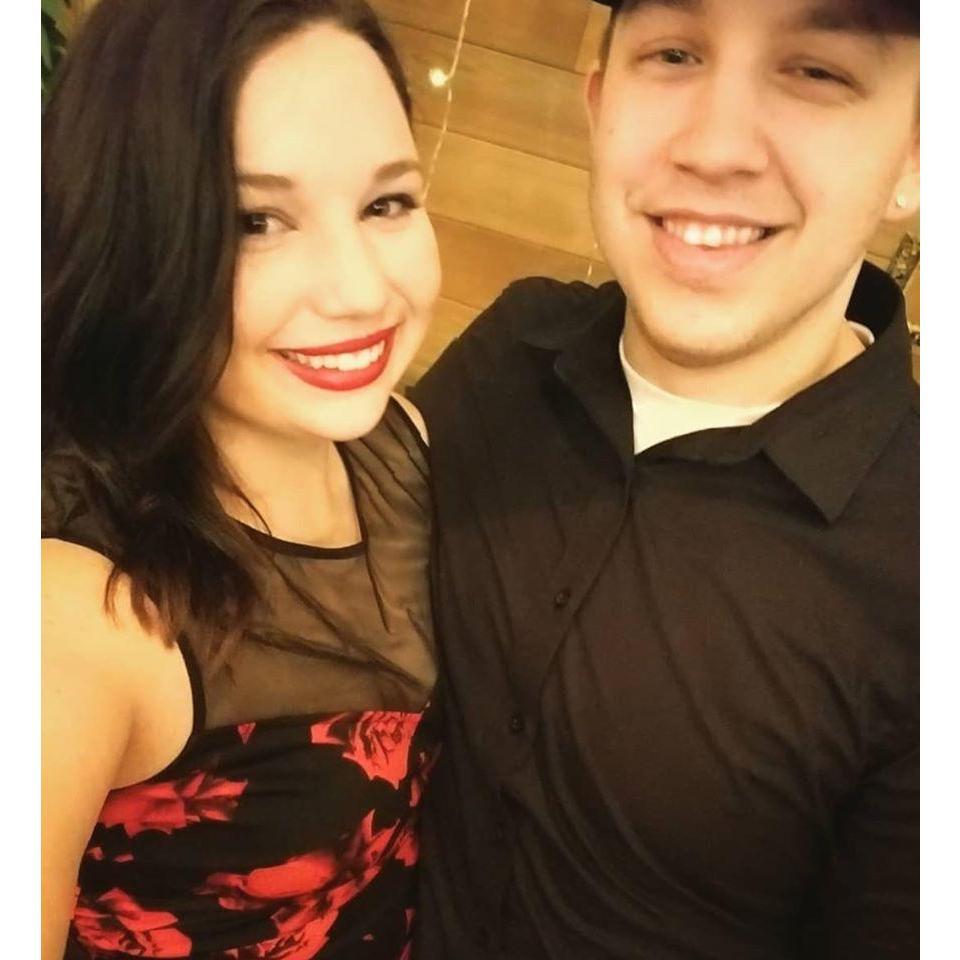 Our first wedding together, little did we know the next wedding we went to would be our own...