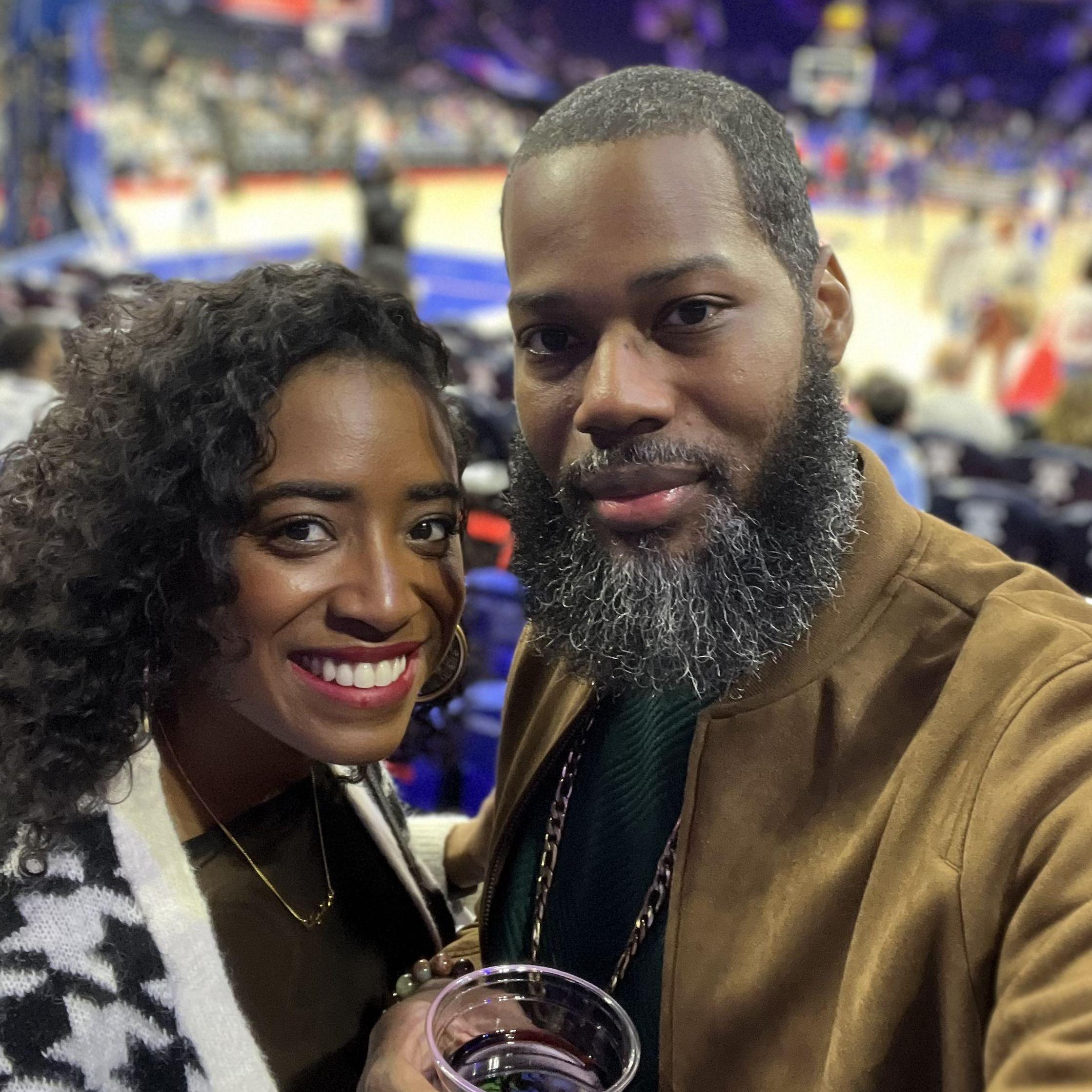Floor seats for the Sixers game!