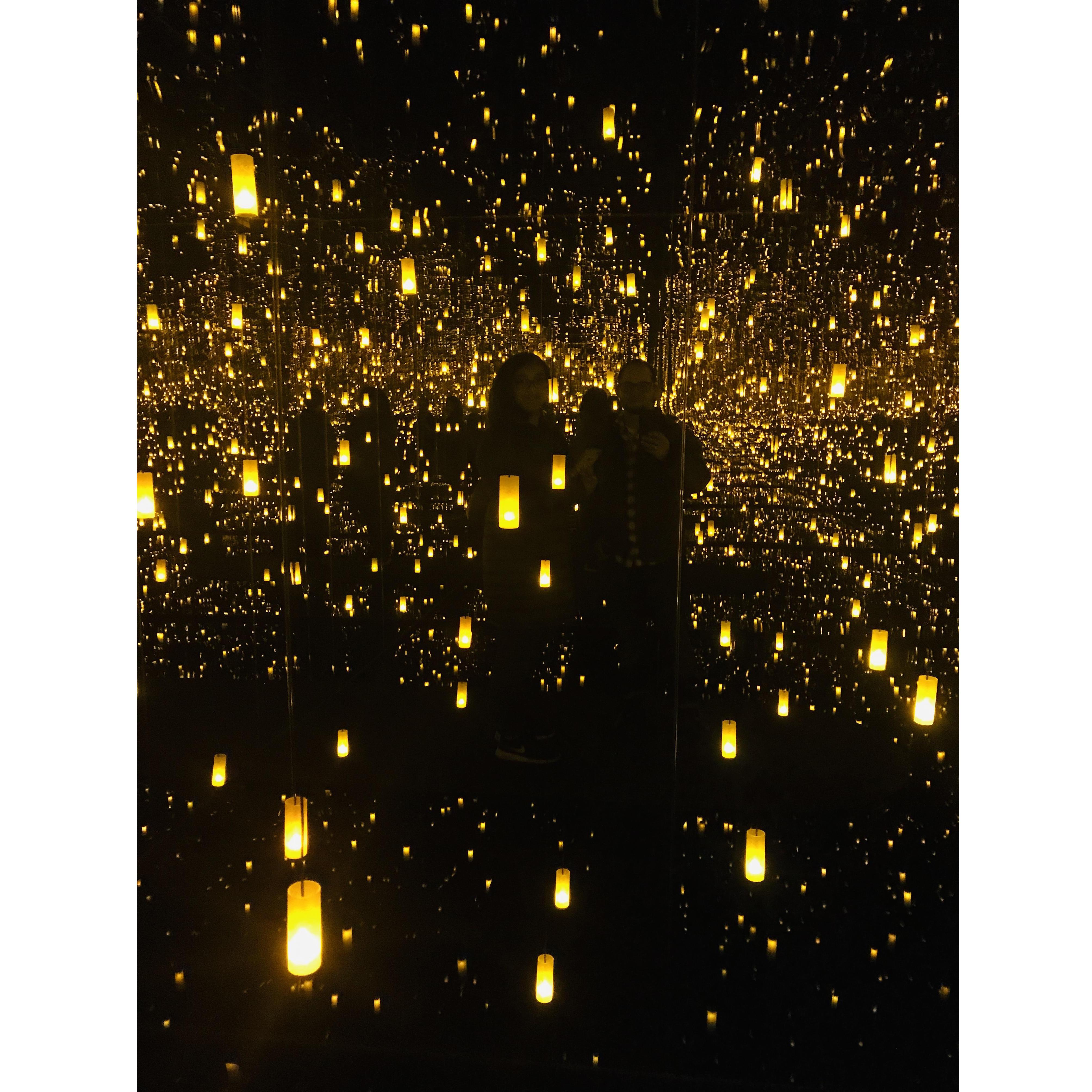 Sometimes our adventures were to the Vegas Strip to explore a pop up art museum