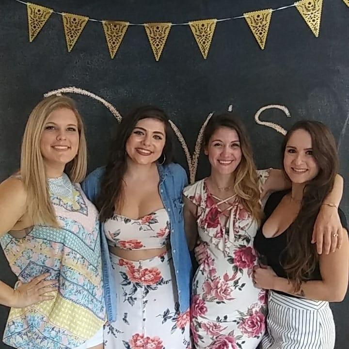 The most gorgeous bridal party a girl could ask for...like HUBBA HUBBA♥
