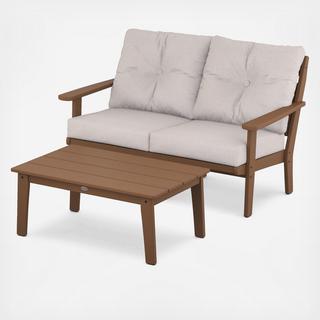 Lakeside 2-Piece Lounge Loveseat Set