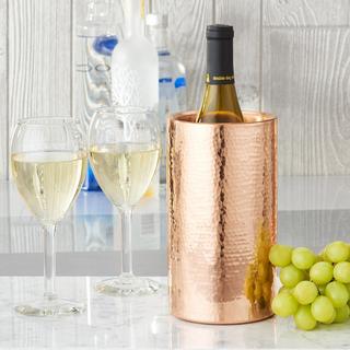 Stone Hammered Copper Double Walled Wine Cooler