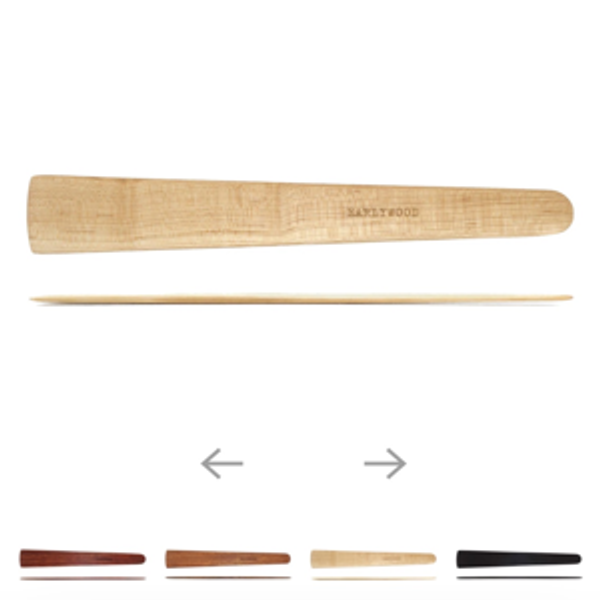Earlywood Large Flat Sauté spatula, maple