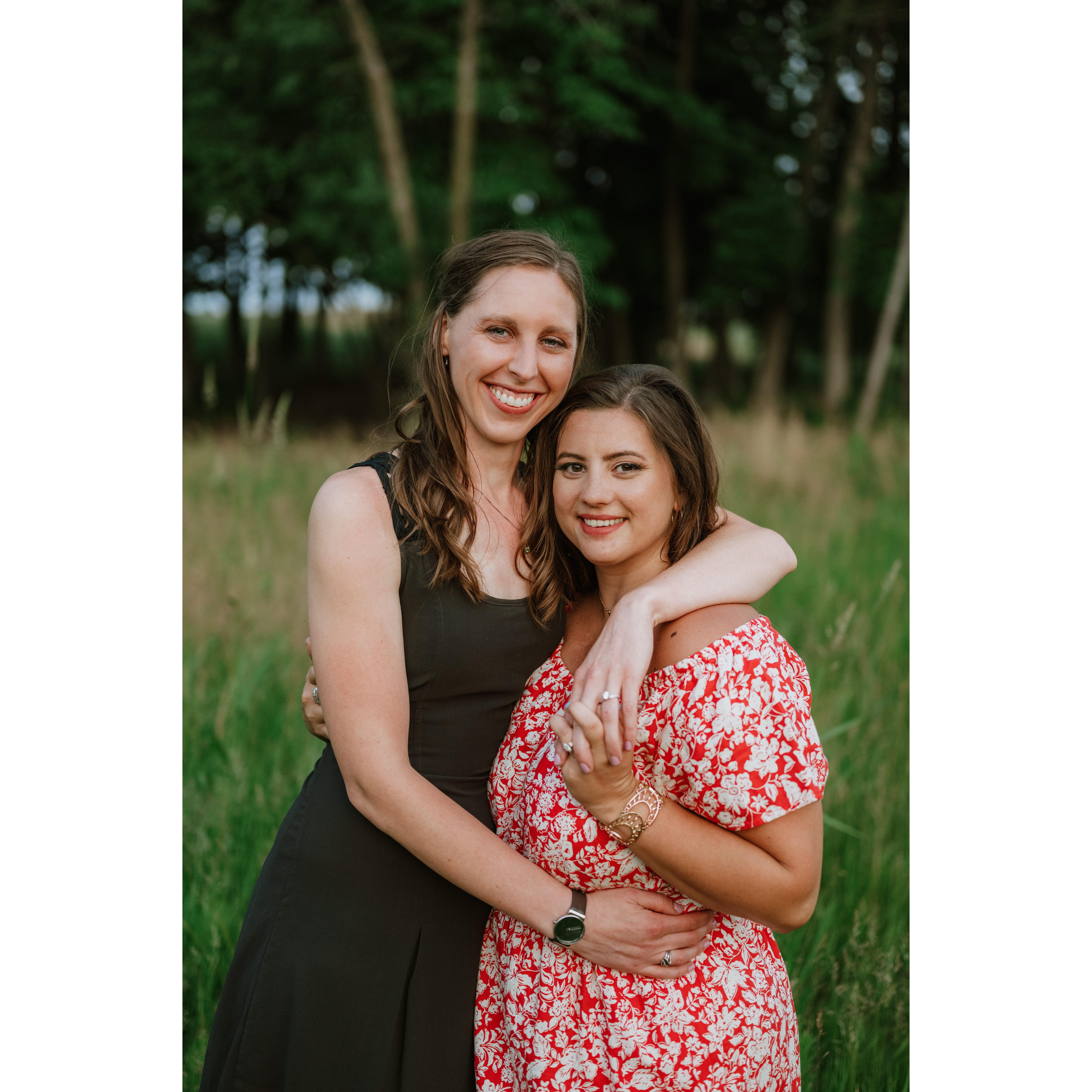 Engagement photos. Photo credit: Roost Photography