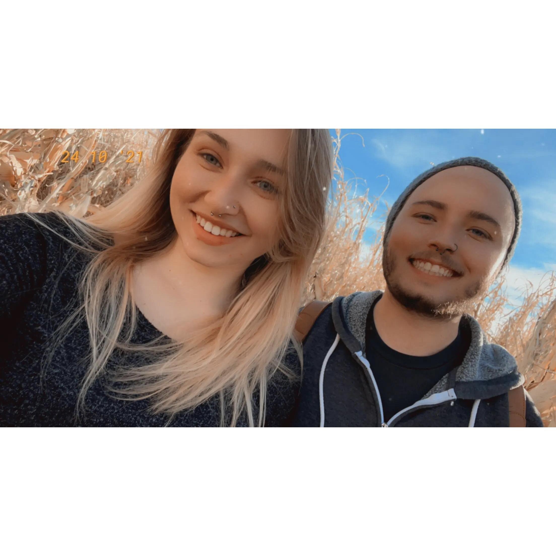 First pumpkin patch together