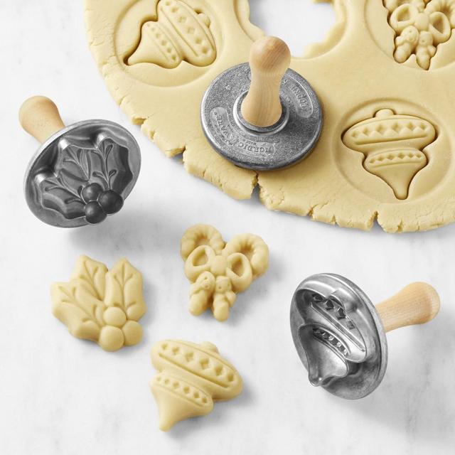 Nordic Ware Holiday 3D Cookie Stamps Set of 3