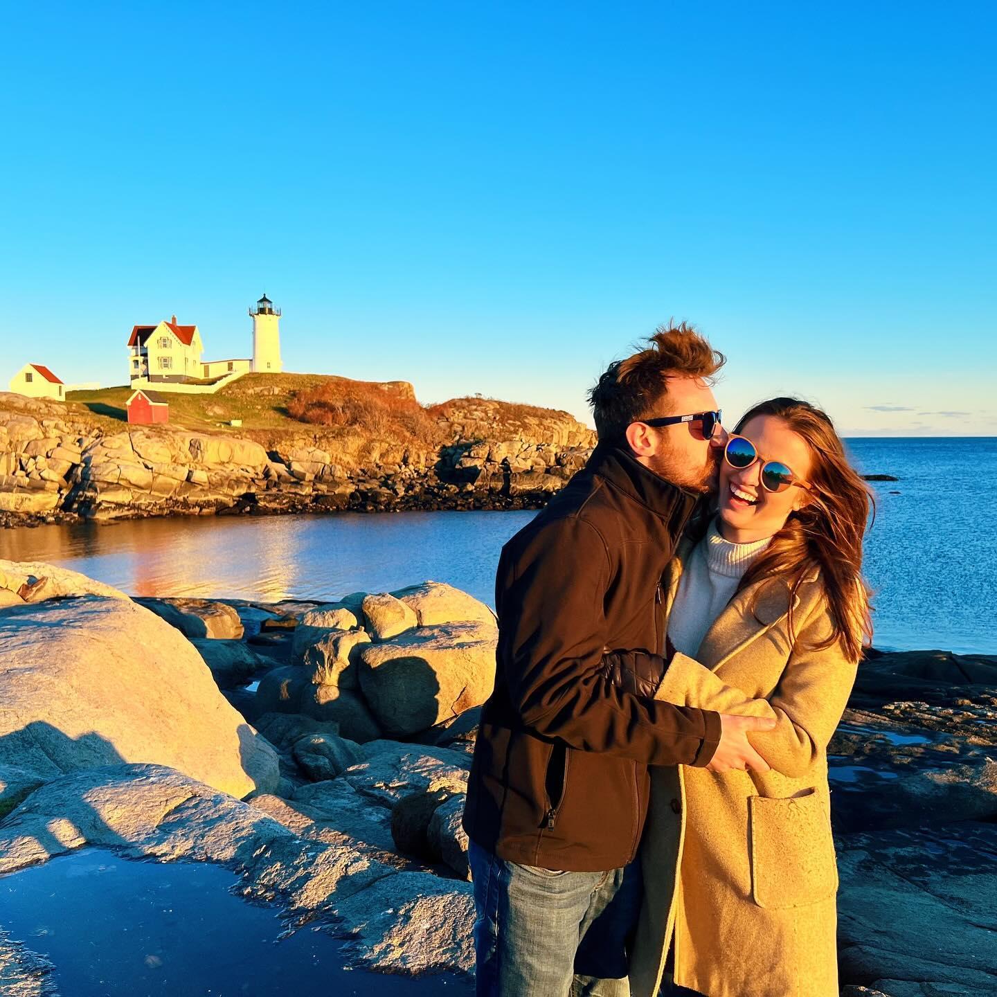 At the lighthouse
