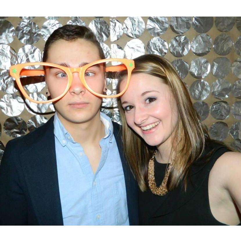 A year before we started dating, we were very good friends. Daniel stayed up all night to help Kendra stage a New Year's party in 2014.