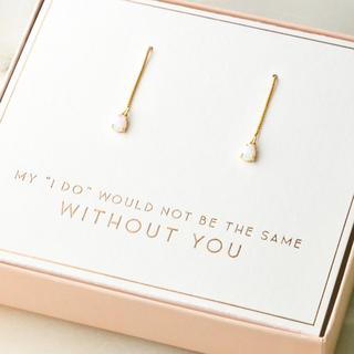 By a Thread Opal Earrings