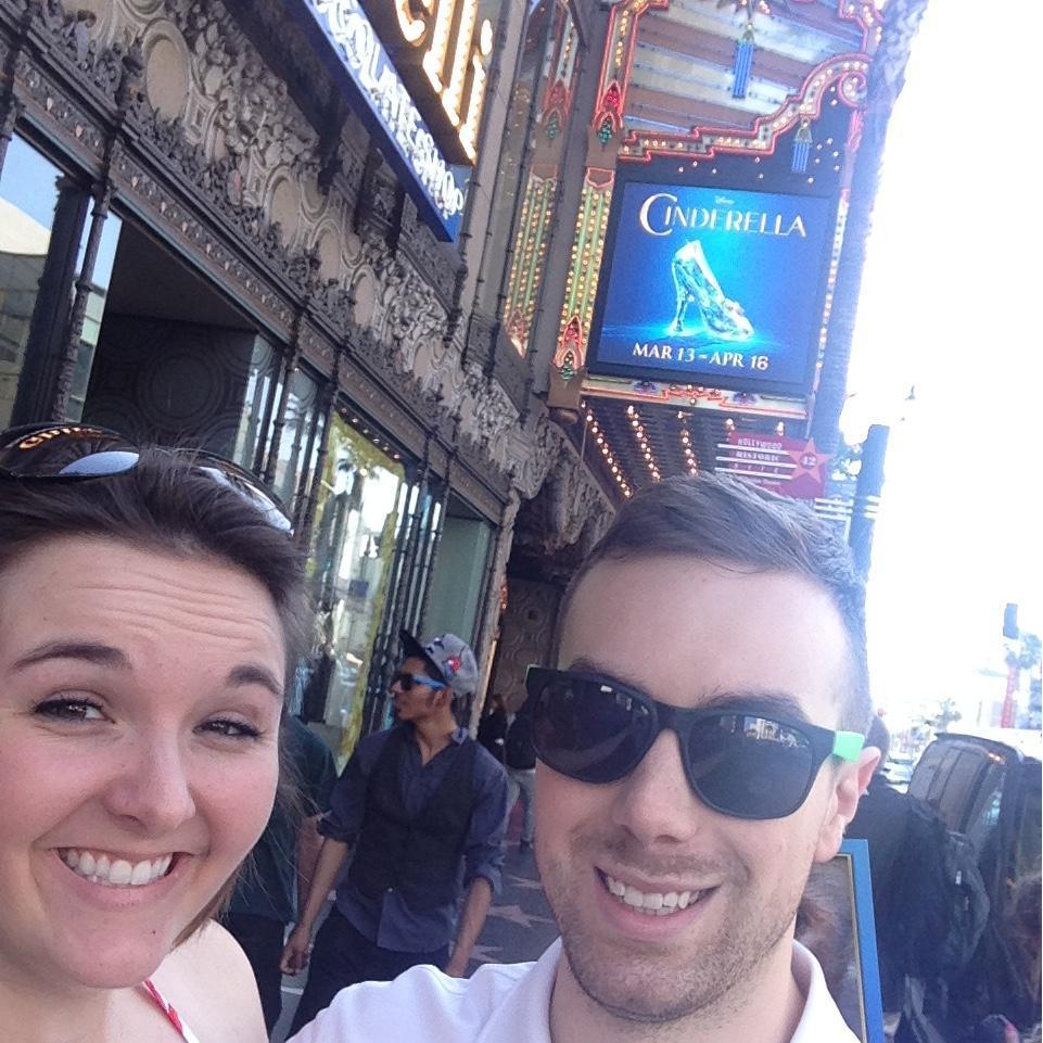 First time on the Hollywood Walk of Fame [2015]