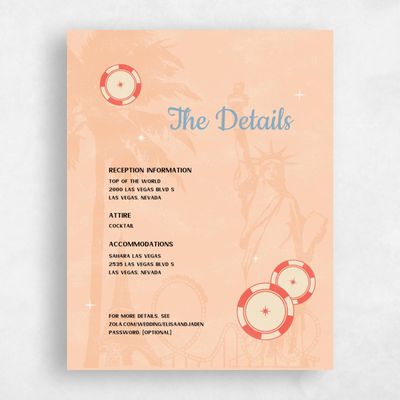 Orange Wedding Enclosure - Vegas