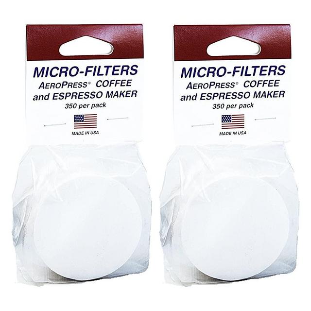 AeroPress Replacement Filters, 2 Pack - Microfilters For The AeroPress Coffee And Espresso Maker - 700 count
