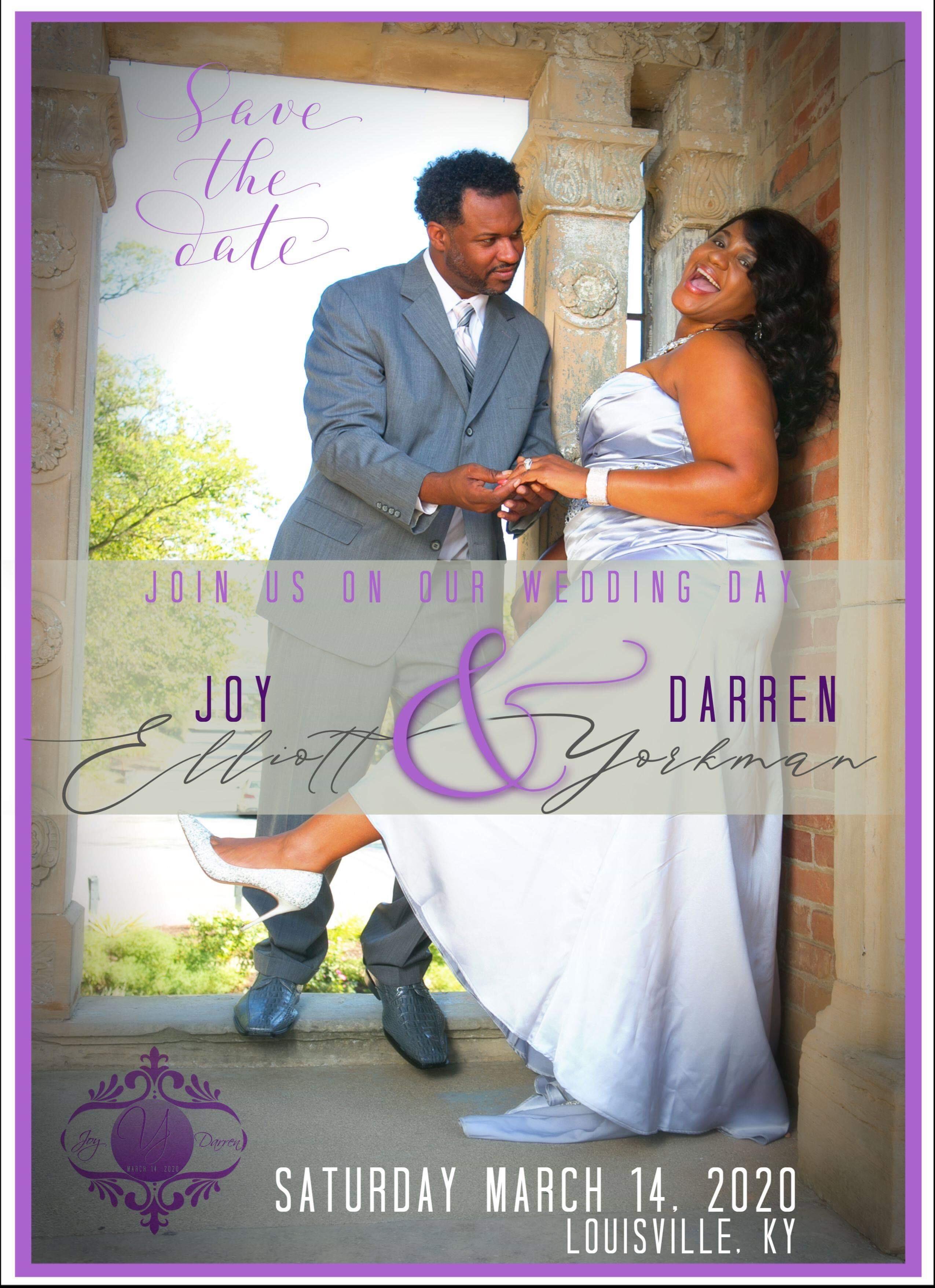 The Wedding Website of Joy Elliott and Darren Yorkman