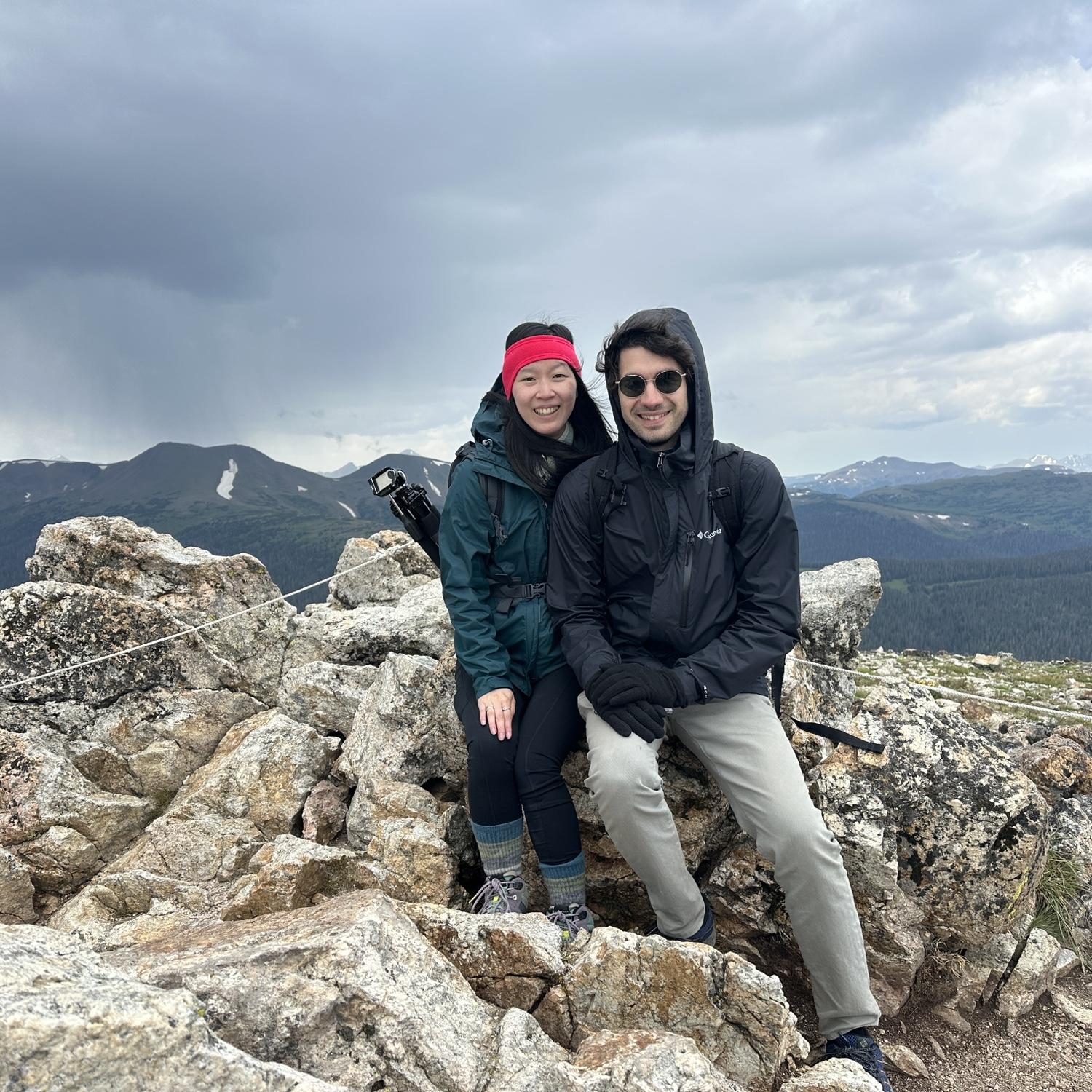 It’s cold up here! Josh’s favorite part of the RMNP trip? Seeing marmots and pikas