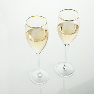 Raye Rimmed White Wine Glass, Set of 2