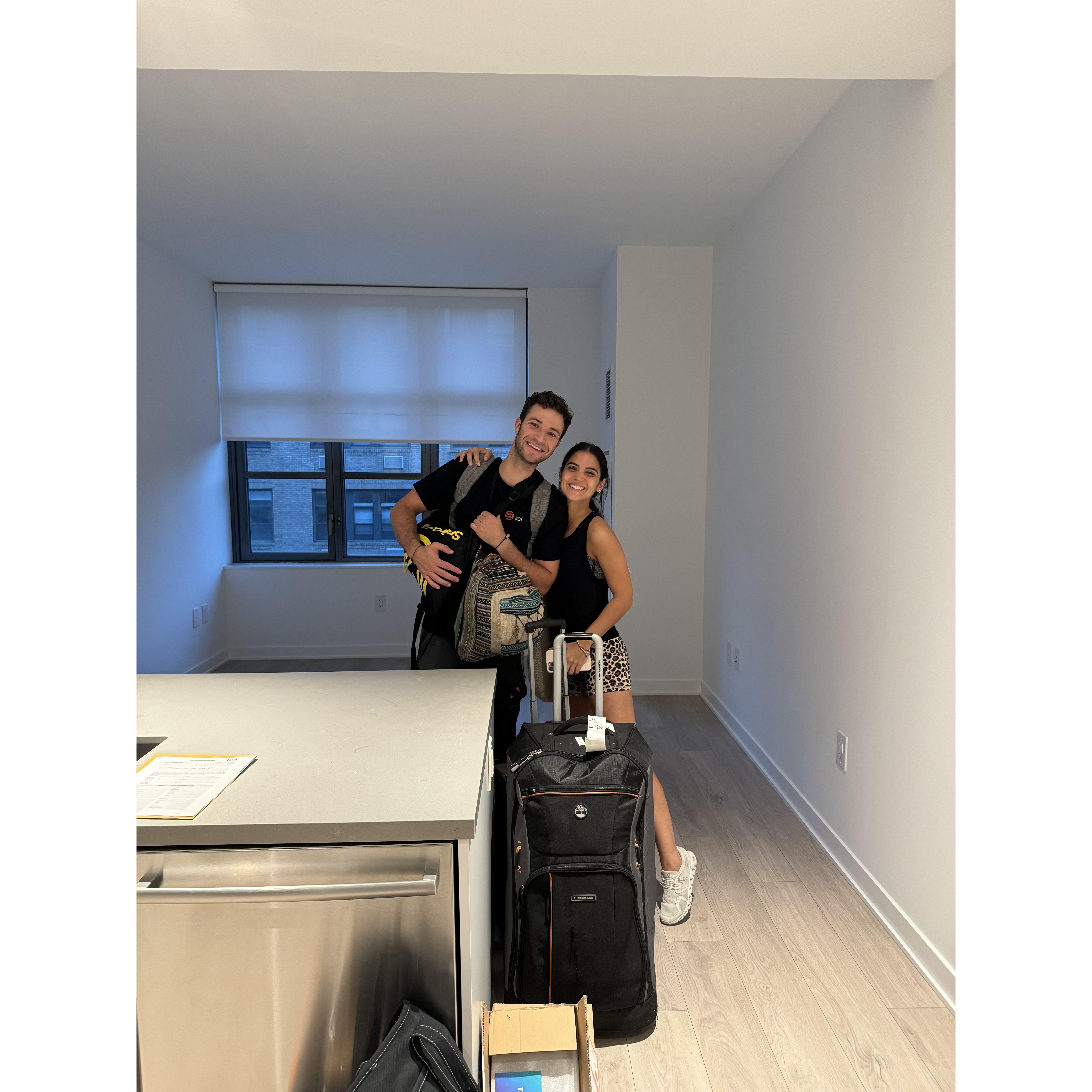 Our first apartment together!