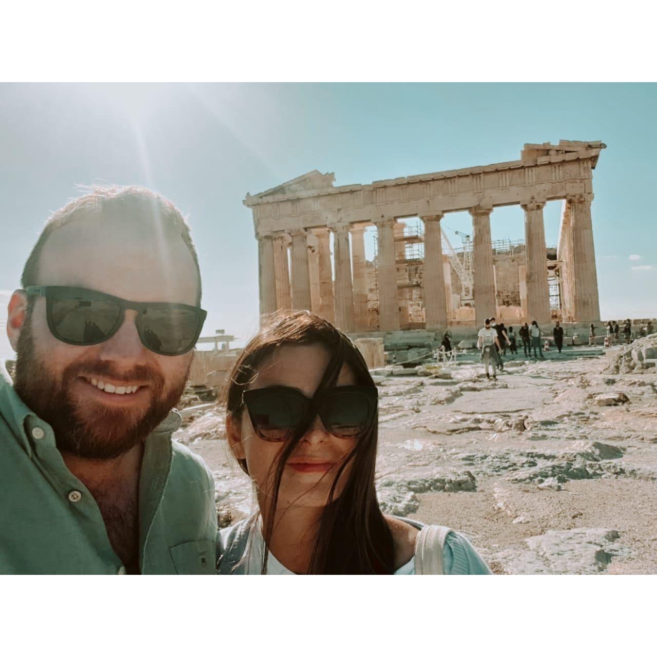 Athens, Greece. Our first holidays together in October 2020