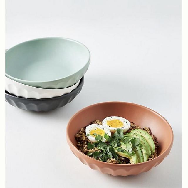 Matte Latte Grain Bowls, Set Of 4