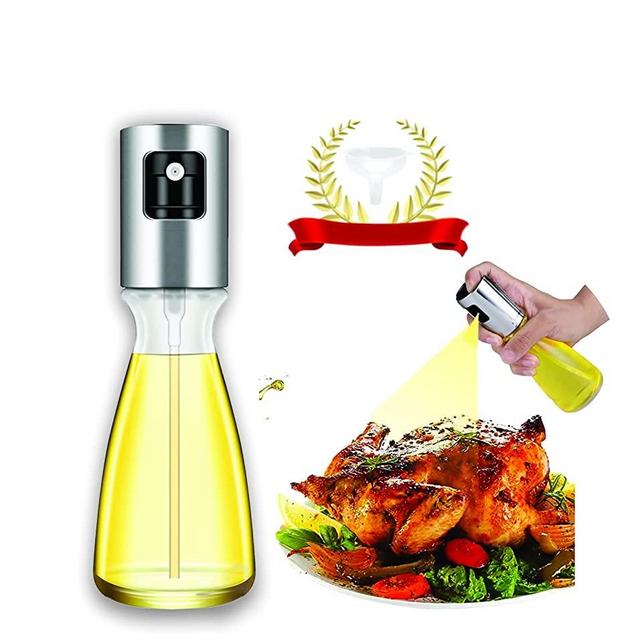 YUAKUOD Oil Sprayer for Cooking, 140ML Olive Oil Sprayer, Oil Sprayer, Oil Sprayer for Air Fryer, Oil Mister for Salad, BBQ, Cooking, Baking, Roasting