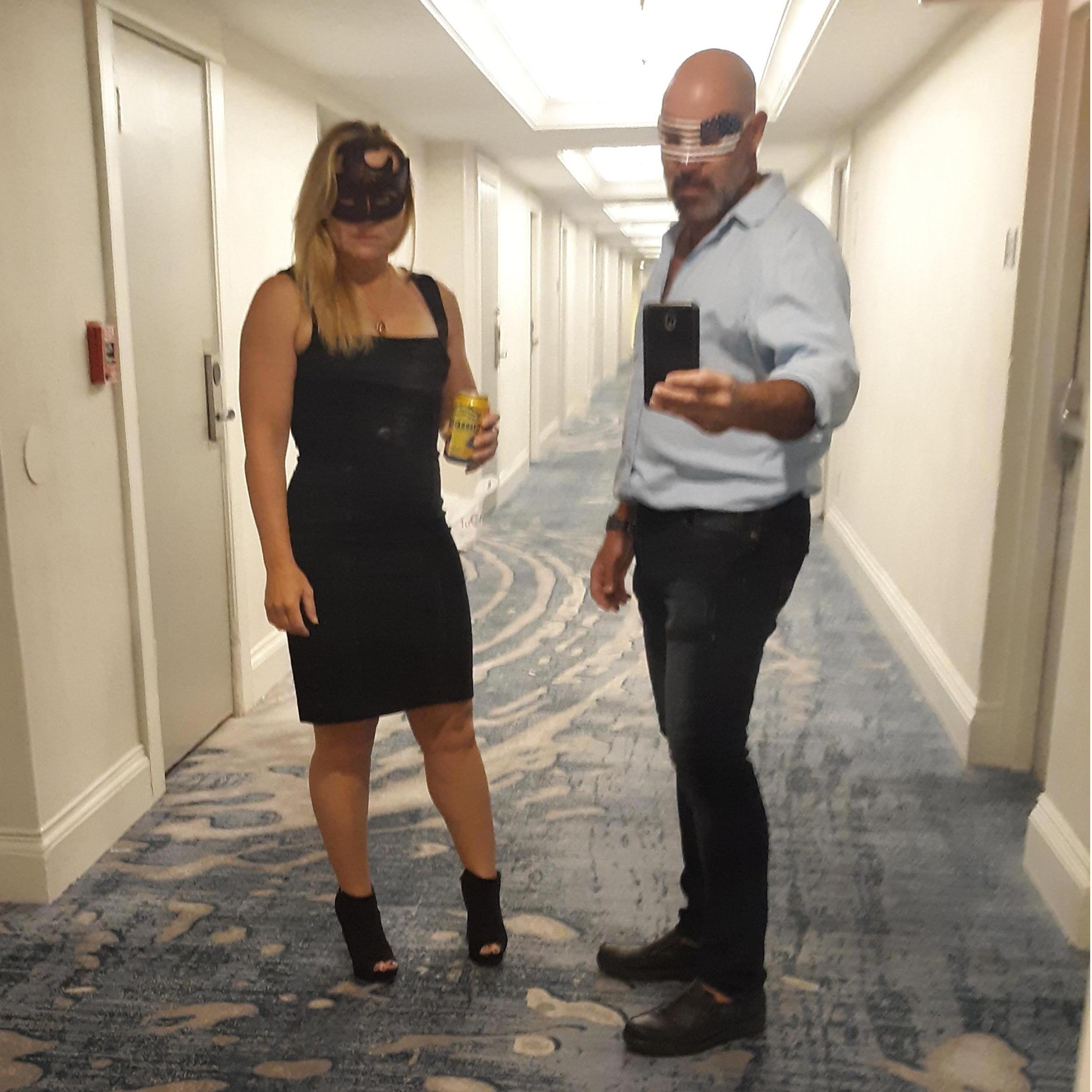 Halloween night at ghost hunting at the Don Cesar
