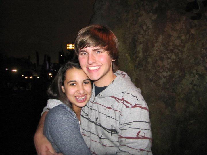 After our first kiss!