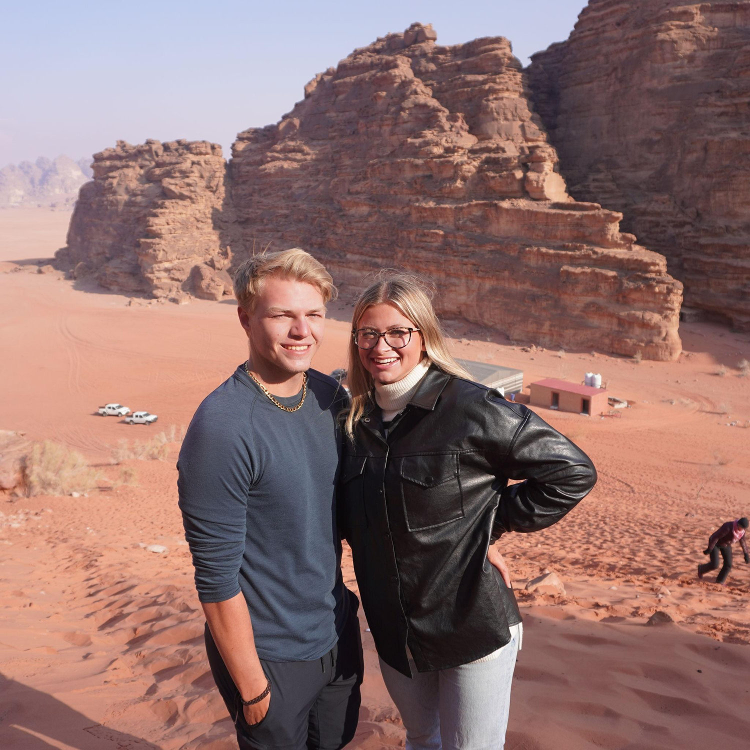 Wadi Rum! Camped in the middle of the Desert that night.