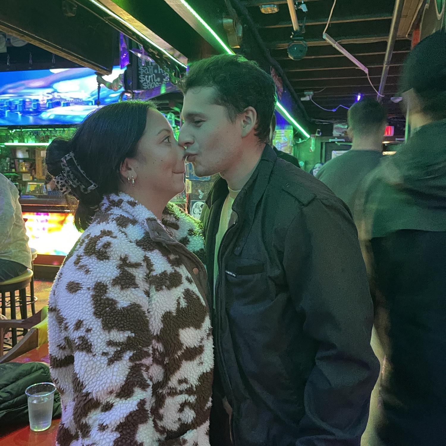 Our first kiss :)