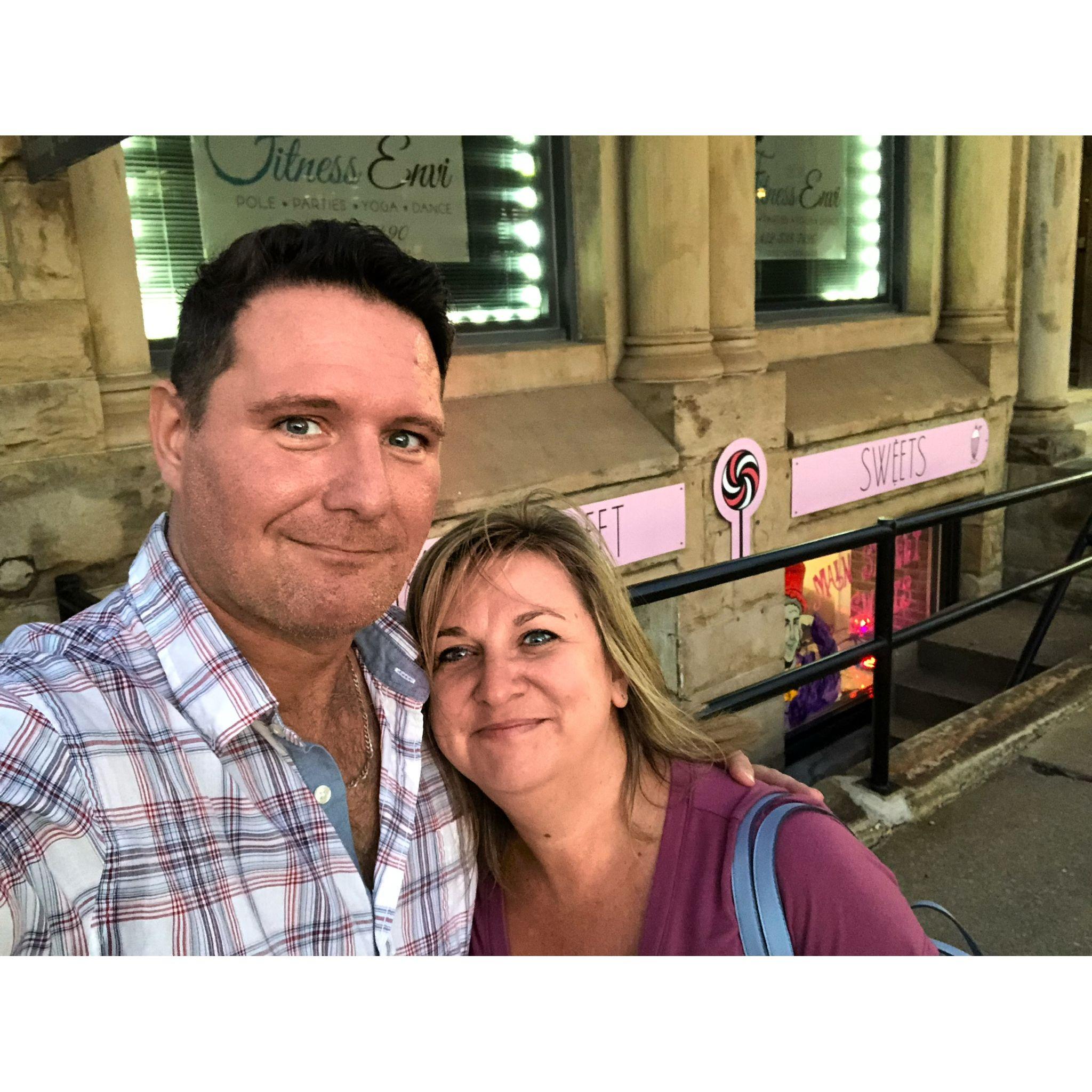 Greensburg date night and Main Street Sweets