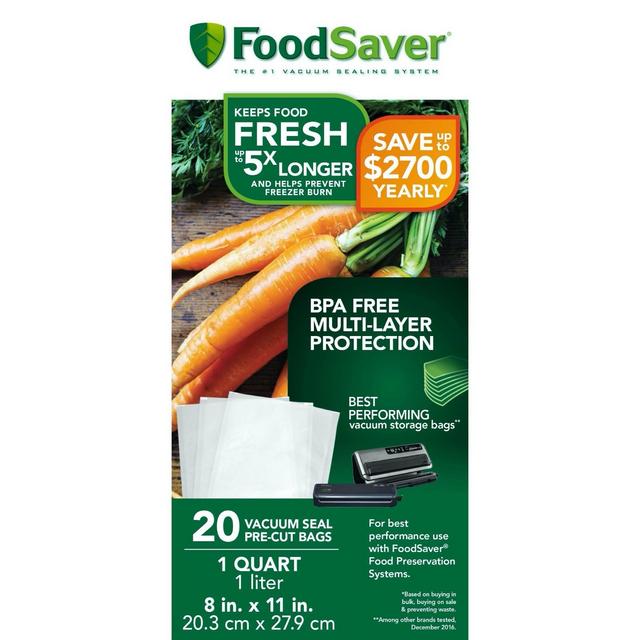 Foodsaver 8& 11 Heat-seal Rolls - Fsfsbf0746-000 : Target