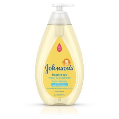Johnson's Head-To-Toe Baby Wash and Shampoo - 27.1oz