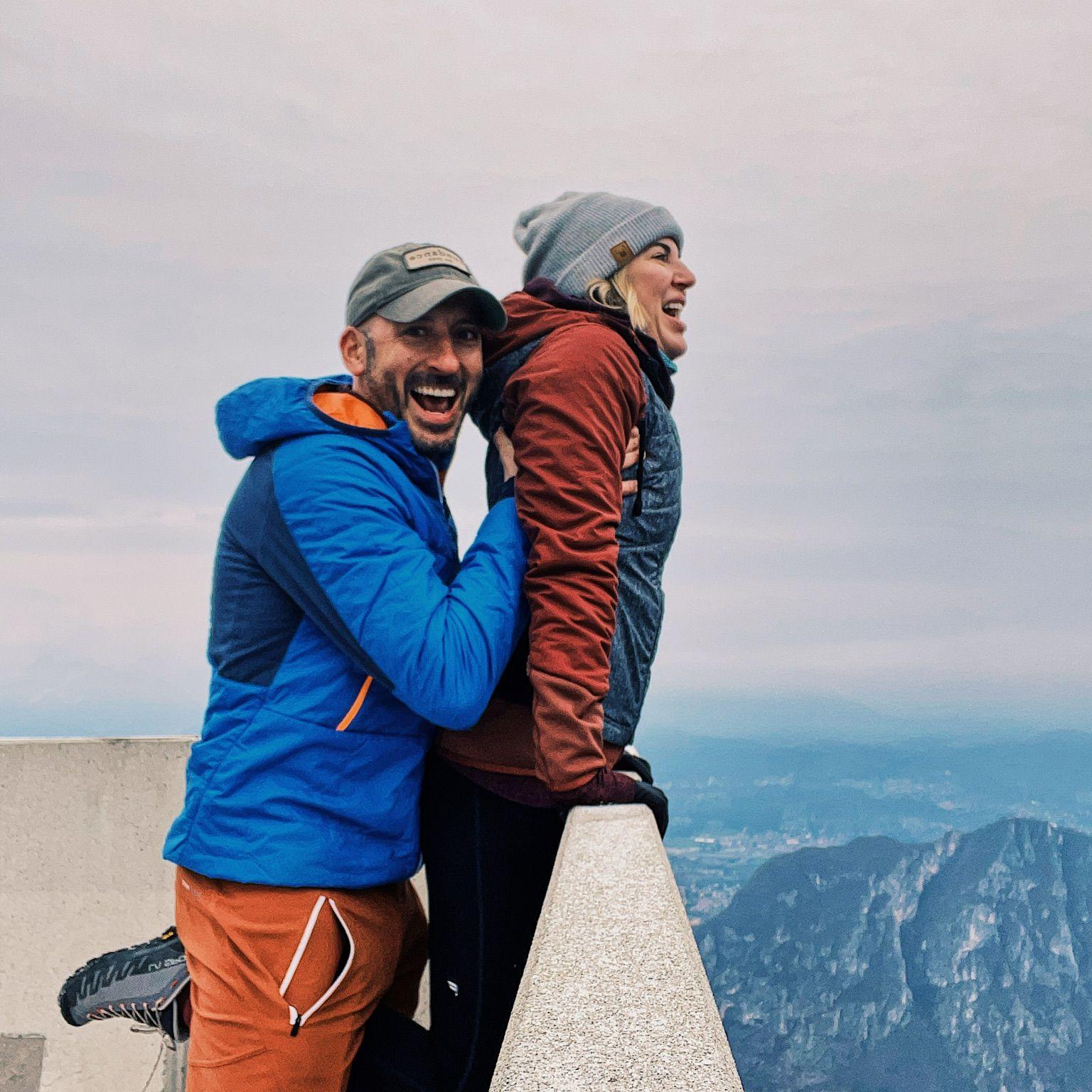 Hiking at the Italy/Swiss border