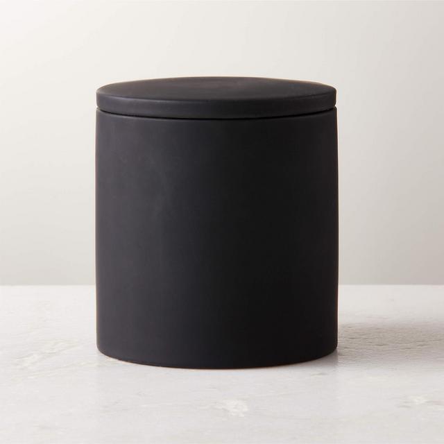 Rubber-Coated Black Canister